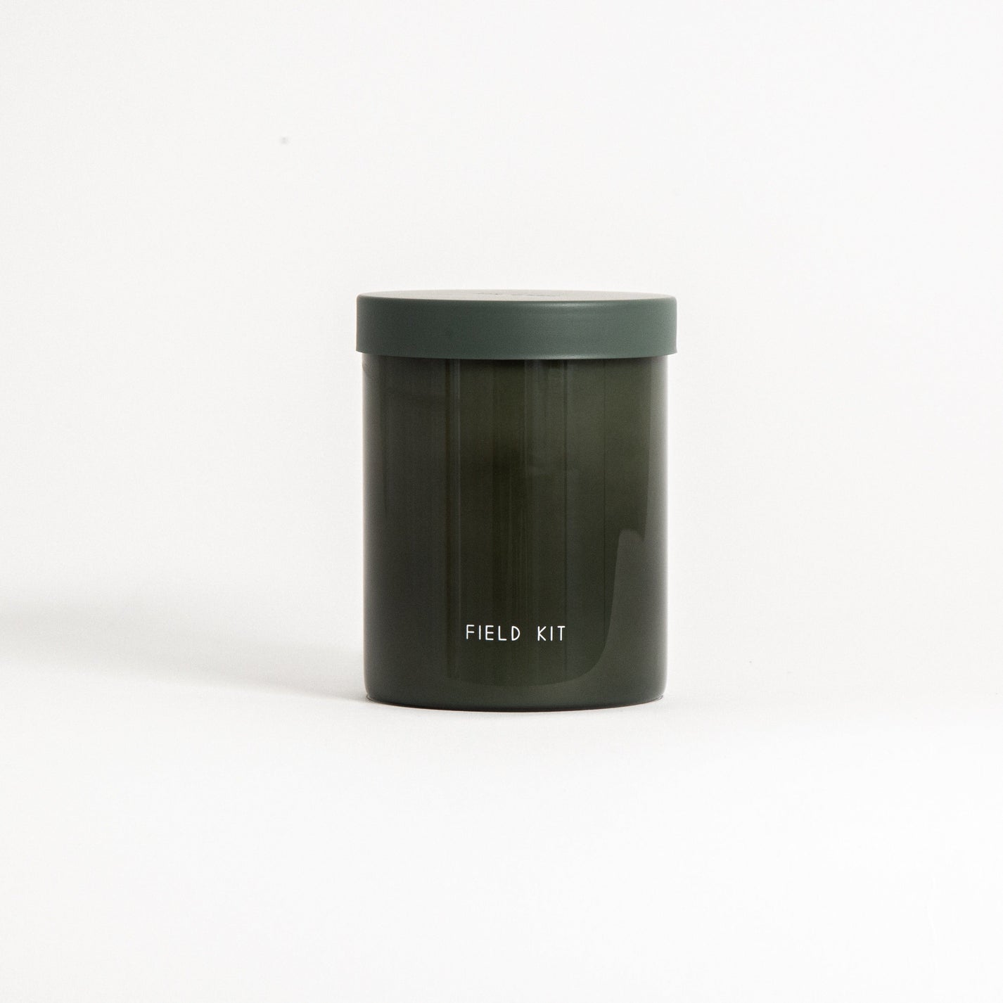 Field Kit The Greenhouse Candle in elegant glass container